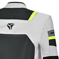 R-TECH SPIRAL MESH GIACCA DI MOTO IN TESSUTO UOMO GHIACCIO NERO GIALLO