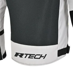 R-TECH SPIRAL MESH GIACCA DI MOTO IN TESSUTO UOMO GHIACCIO NERO GIALLO