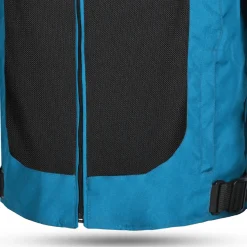 R-TECH SPIRAL MESH GIACCA DI MOTO IN TESSUTO UOMO AZZURRO NERO ROSSO