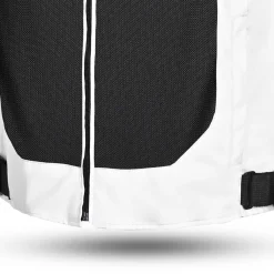 R-TECH SPIRAL MESH GIACCA DI MOTO IN TESSUTO UOMO NERO BIANCO VERDE