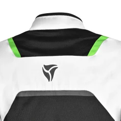 R-TECH SPIRAL MESH GIACCA DI MOTO IN TESSUTO UOMO NERO BIANCO VERDE