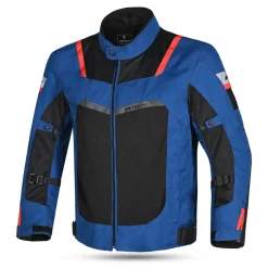 R-TECH SPIRAL MESH GIACCA DI MOTO IN TESSUTO UOMO BLU NERO ROSSO
