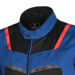R-TECH SPIRAL MESH GIACCA DI MOTO IN TESSUTO UOMO BLU NERO ROSSO
