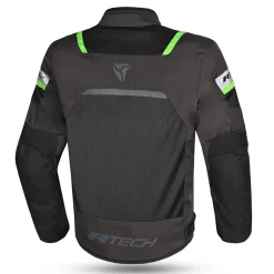 R-TECH SPIRAL MESH GIACCA DI MOTO IN TESSUTO UOMO FANGO NERO VERDE
