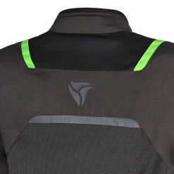 R-TECH SPIRAL MESH GIACCA DI MOTO IN TESSUTO UOMO FANGO NERO VERDE
