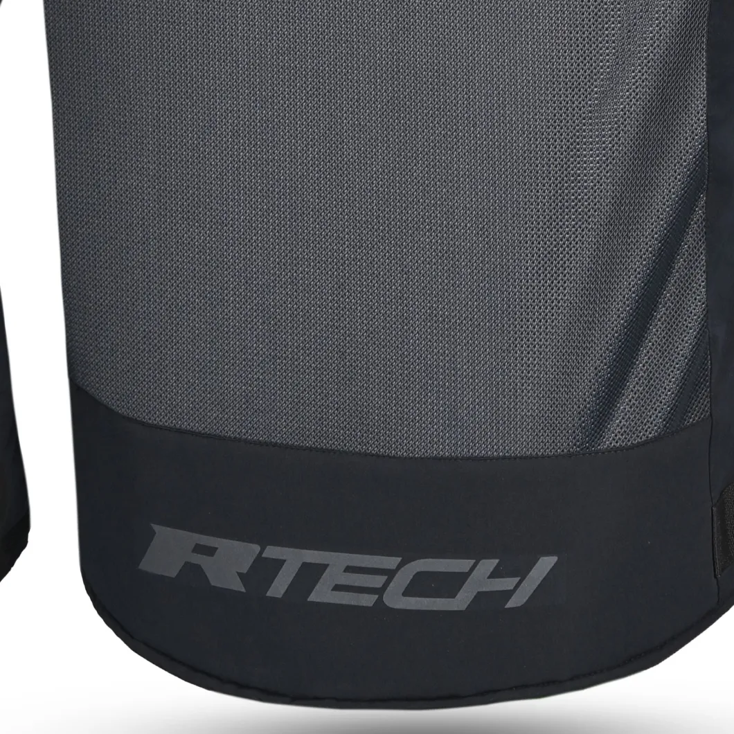 R-TECH SPIRAL MESH GIACCA DI MOTO UOMO IN TESSUTO NERO GRIGIO VERDE FLUO