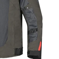 R-TECH SPIRAL MESH GIACCA DI MOTO UOMO IN TESSUTO BEIGE GRIGIO ROSSO