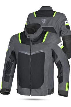R Tech Spiral Mesh Gray Black Fluo Yellow