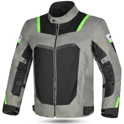 R Tech Spiral Mesh Motorcycle Jacket Ice Grey Amarill