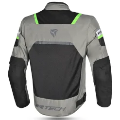 R Tech Spiral Mesh Motorcycle Jacket Ice Grey Amarill