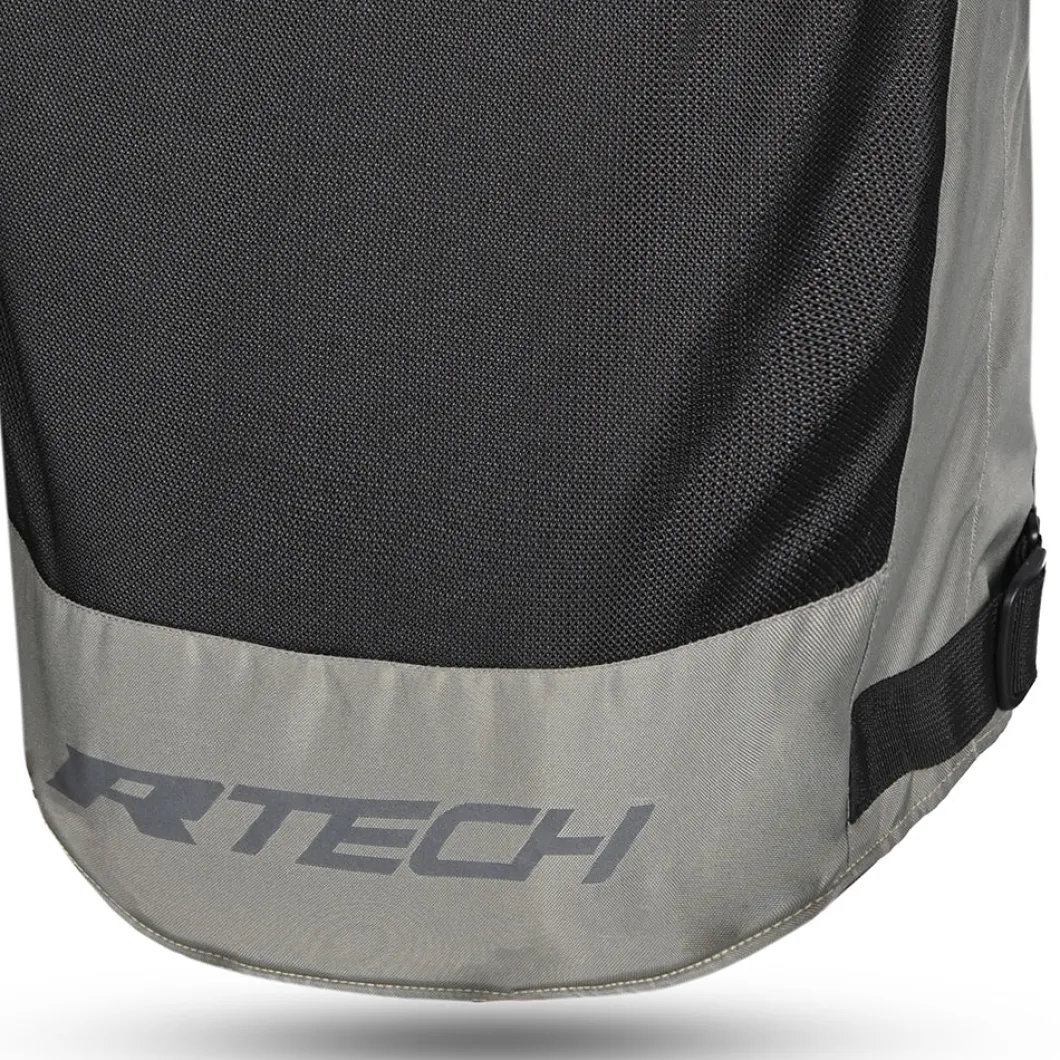 R Tech Spiral Mesh Motorcycle Jacket Ice Grey Amarill