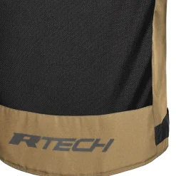 R-Tech Spiral Mesh Summer Fabric Motorcycle Jacket - BEIGE/BLACK/RED