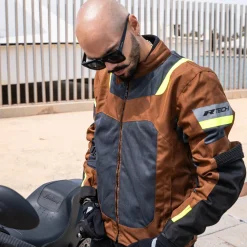 R-Tech Spiral Mesh Summer Fabric Motorcycle Jacket