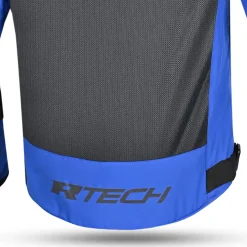 R-Tech Spiral Mesh Summer Fabric Motorcycle Jacket BLUE/GREY/RED