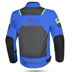 R-Tech Spiral Mesh Summer Jacket Fabric Motorcycle Blue Grey Green