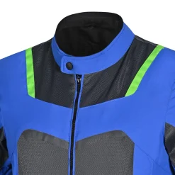 R-Tech Spiral Mesh Summer Jacket Fabric Motorcycle Blue Grey Green