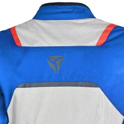 R-Tech Spiral Mesh Summer Motorcycle Jacket Fabric Ice Blue Red