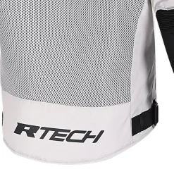 R-Tech Spiral Mesh Summer Motorcycle Jacket - Ice/Black/Red