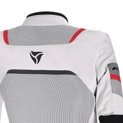 R-Tech Spiral Mesh Summer Motorcycle Jacket - Ice/Black/Red