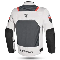 R-Tech Spiral Mesh Summer Motorcycle Jacket - Ice/Black/Red