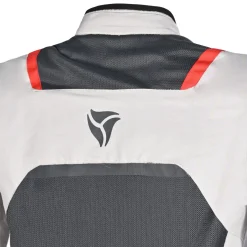 R-Tech Spiral Mesh Summer Motorcycle Jacket - Ice/Black/Red