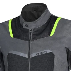R-Tech spiral mesh summer motorcycle jacket fabric gray black green