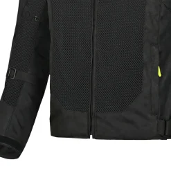 R-TECH Spiral Motorcycle Jacket Black Yellow