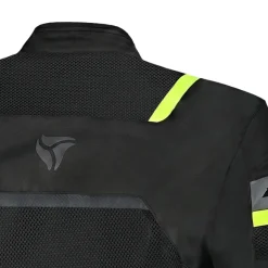 R-TECH Spiral Motorcycle Jacket Black Yellow