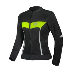 R-TECH SUPER LITE MESH DONNA GIACCA DI MOTO ESTIVI NERO F,GIALLO