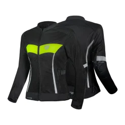 R-TECH SUPER LITE MESH DONNA GIACCA DI MOTO ESTIVI NERO F,GIALLO