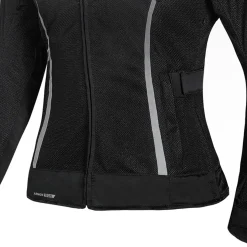R-TECH SUPER LITE MESH DONNA GIACCA DI MOTO ESTIVI NERO