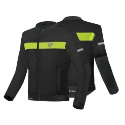 R-TECH SUPER LITE MESH GIACCA DI MOTO ESTIVI NERO F,GIALLO