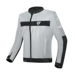 R-TECH SUPER LITE MESH GIACCA DI MOTO ESTIVI GRIGIO NERO