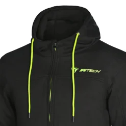 R-TECH Suspension Protective Hooded Sweatshirt Black/Yellow
