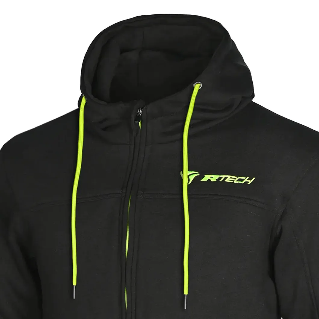 R-TECH Suspension Protective Hooded Sweatshirt Black/Yellow