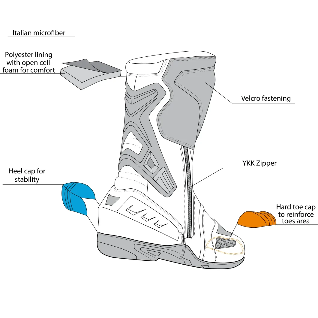 R-Tech Tornado 2.0 Running Boots Black