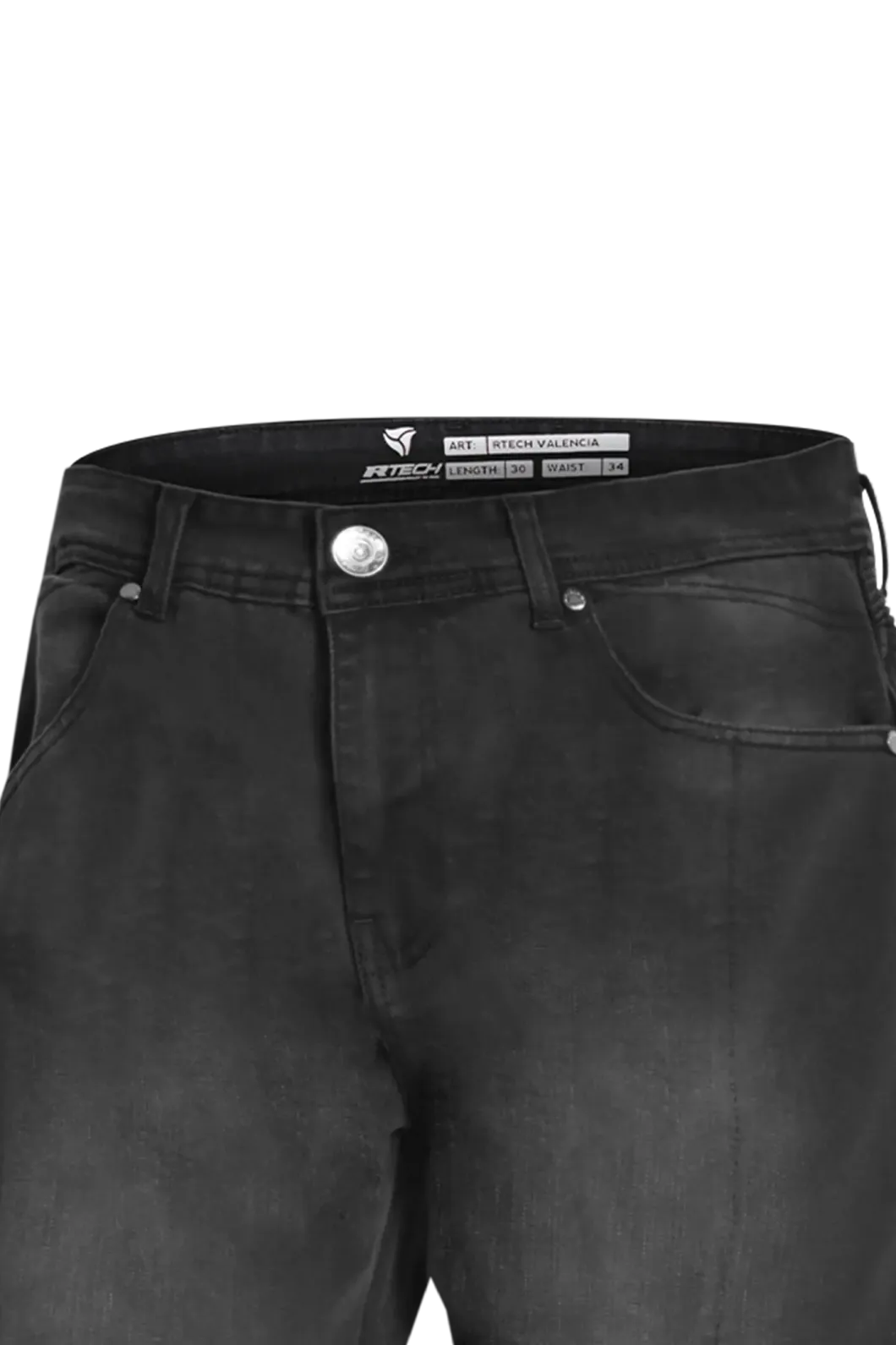R-tech Valencia CE Approved Level AA Jeans MEN Black 34L