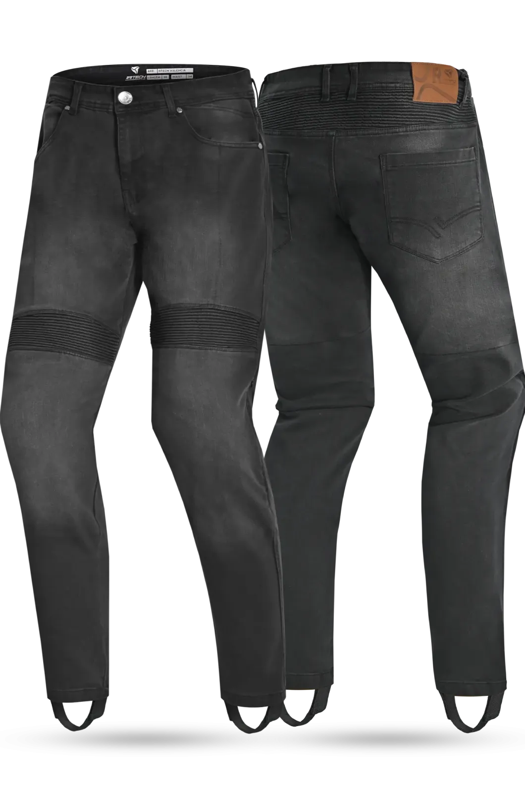 R-tech Valencia CE Approved Level AA Jeans MEN Black 34L