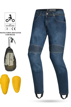 R-tech Valencia CE Approved Level AA Jeans MEN'S BLUE 34L
