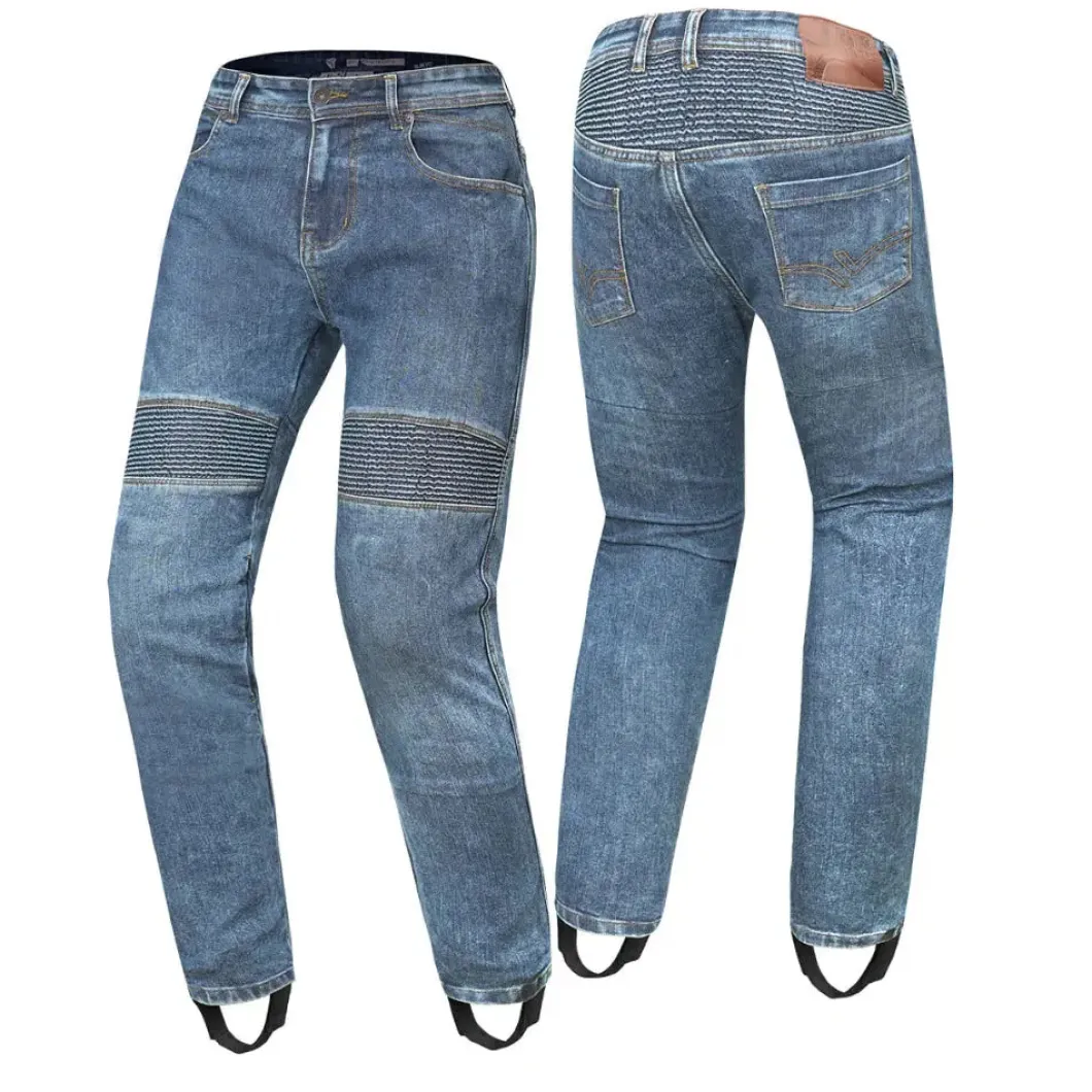 R-TECH VALENCIA JEANS DI MOTO DONNA CASUAL BLU