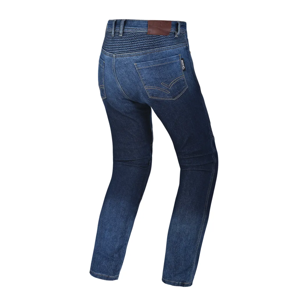 R-TECH VALENCIA JEANS DI MOTO DONNA BLU SCURO SPRAY