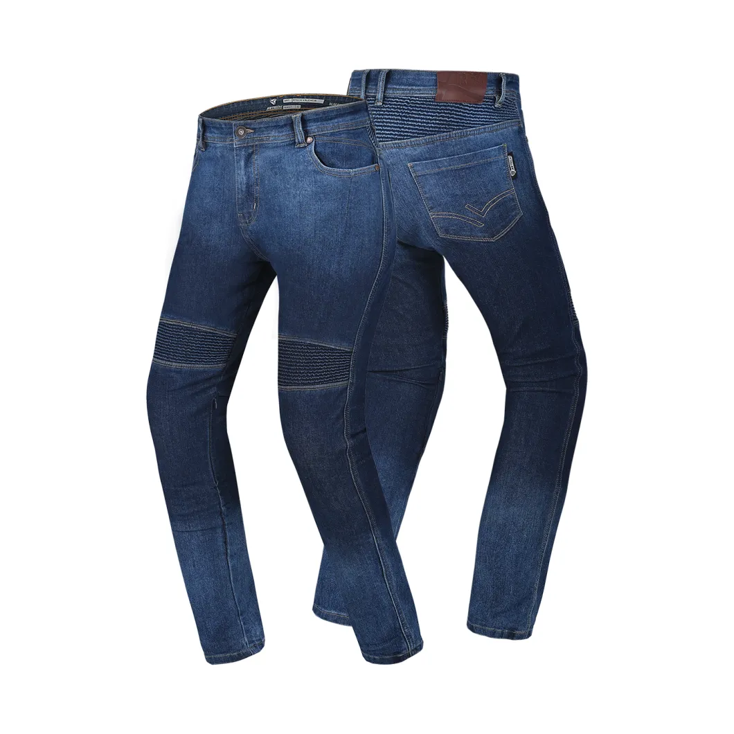 R-TECH VALENCIA JEANS DI MOTO DONNA BLU SCURO SPRAY