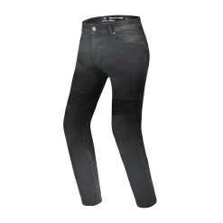 R-TECH VALENCIA JEANS DI MOTO UOMO 32L NEGRO SPRAY