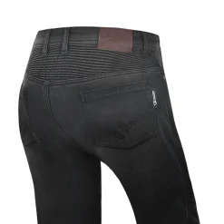 R-TECH VALENCIA JEANS DI MOTO UOMO 32L NEGRO SPRAY