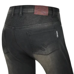 R-TECH VALENCIA JEANS DI MOTO UOMO 32L NEGRO KHAKI TINT SPRAY