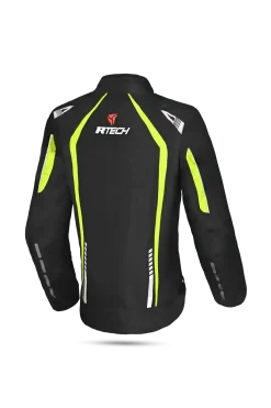 R-TECH - Women's Marshal Fabric Jacket Black/Fluorescent Yellow