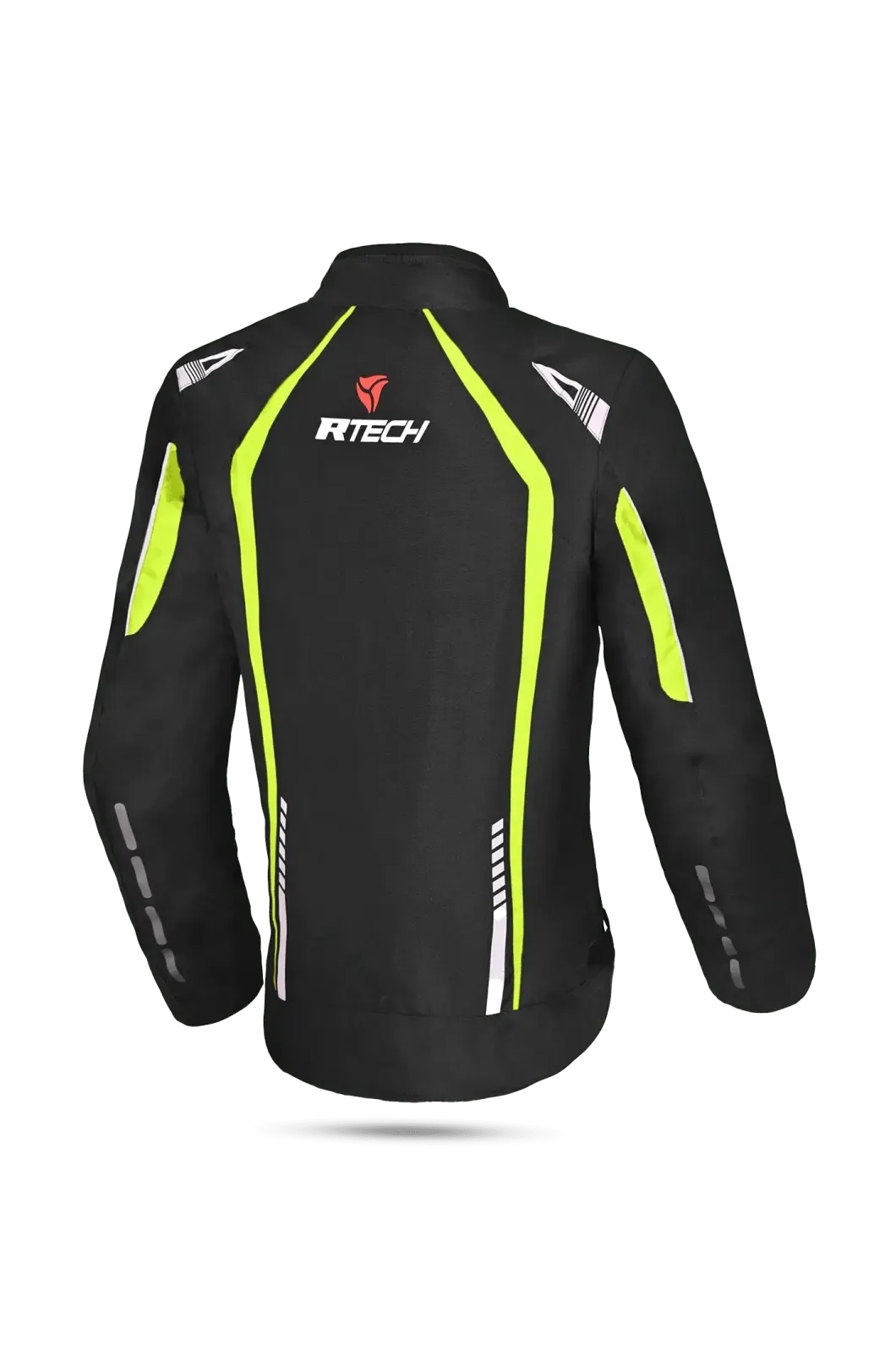 R-TECH - Women's Marshal Fabric Jacket Black/Fluorescent Yellow