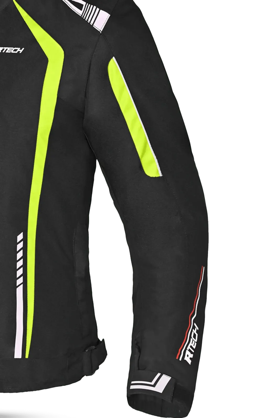 R-TECH - Women's Marshal Fabric Jacket Black/Fluorescent Yellow