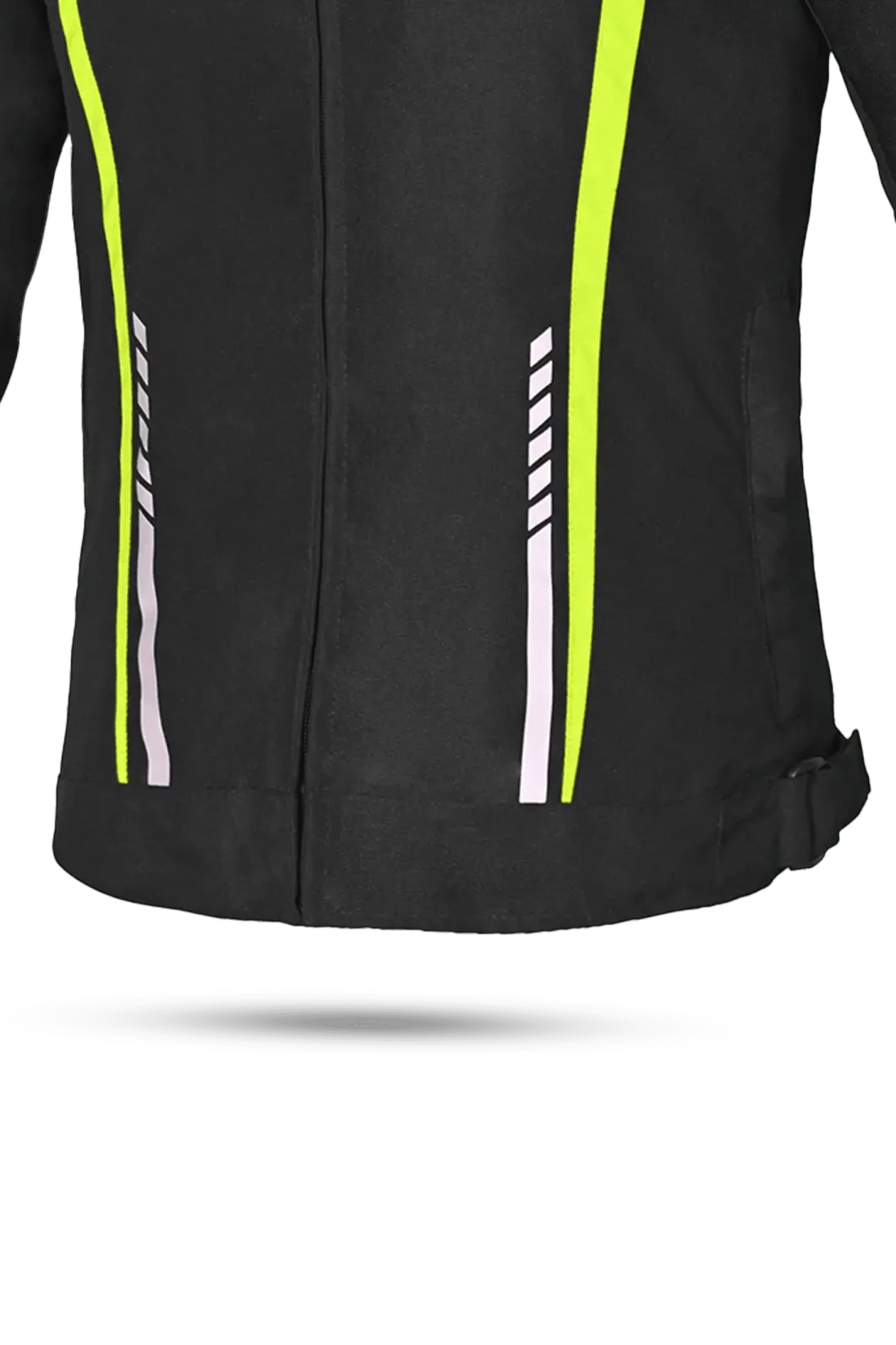 R-TECH - Women's Marshal Fabric Jacket Black/Fluorescent Yellow