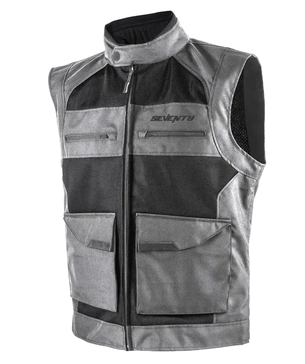 SEVENTY SCIROCCO SD-S3 Chaleco Di Moto De Verano Hombre Gris